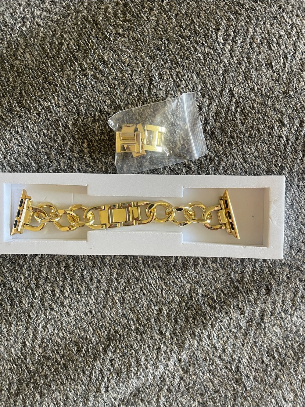 Gold Chain Link Apple Watch Band